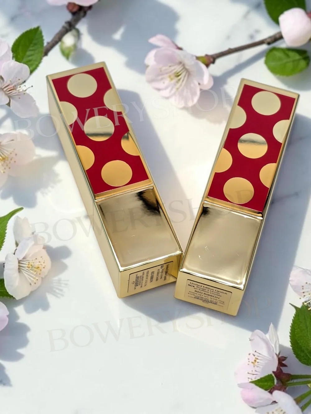 Set of 2 Estee Lauder Limited Edition Lipstick Red Ribbon 0.12oz/3.5 g Full Size